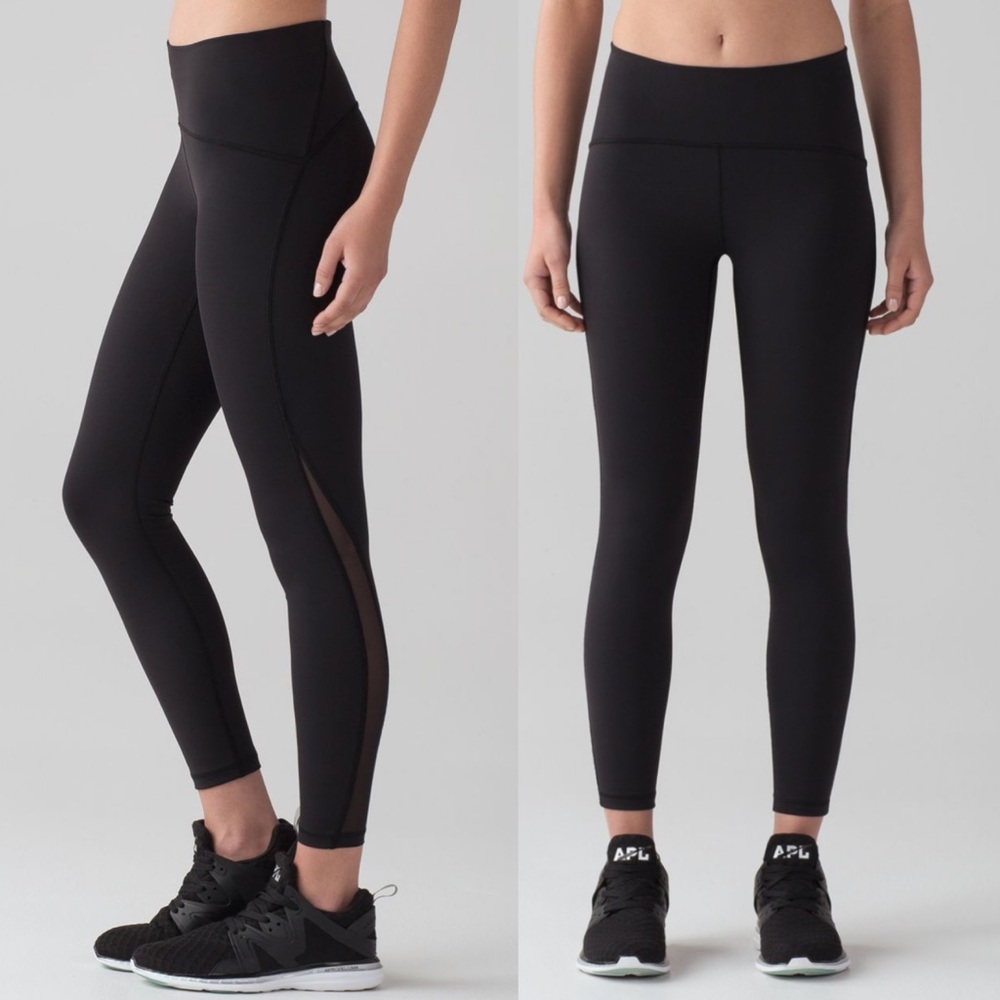 LULULEMON Train Times 7/8 Pant Leggings Black